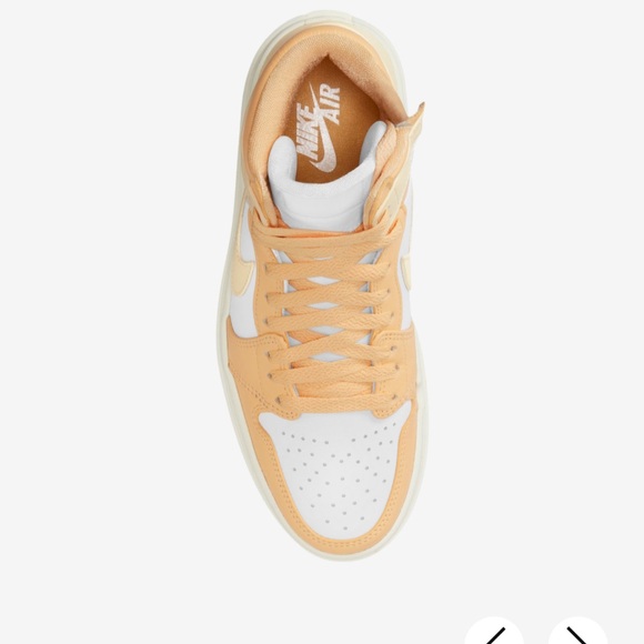 Air Jordan 1 Mid Elevate Nike Celestial Gold Orange Cream - Picture 8 of 10